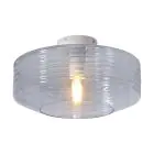 It's about RoMi Deckenleuchte Verona Glas Transparent | Geeignet für 1x E27 
