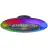 Brilliant Salerno Ventilateur Plastique Noir 54W 6800lm - 830-865 CCT+RGB | 577mm - Télécommande Dimmable