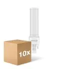 Lot 10x Noxion Lucent PL-C LED 3.6W - 840 Blanc Froid | 2-Pins - Équivalent 10W